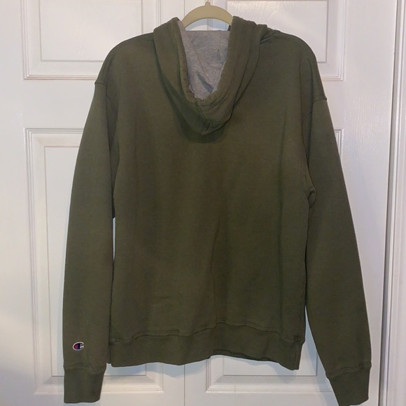 Men’s Forest 🌳 Green Champion Hoodie - Picture 3 of 5